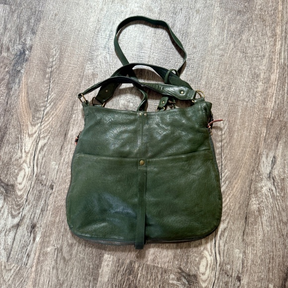 $925 JEROME DREYFUSS Etienne Handbag in Sapin - Picture 6 of 6